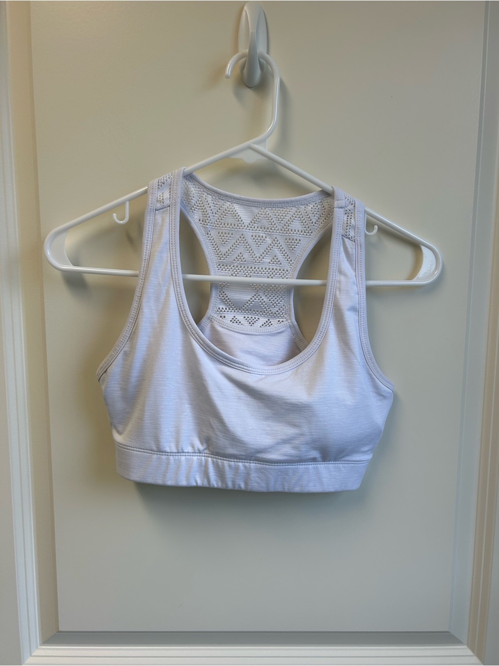 Zyia Women's White Bomber Bra small